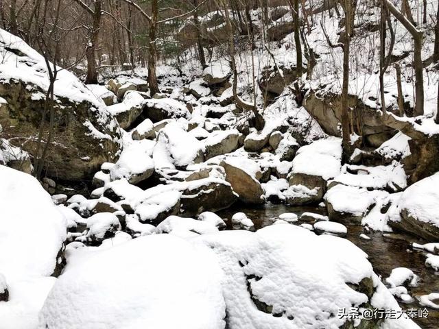 「23」林海雪原 冰雪盛宴——2020.01.12沣峪大坝沟穿越小坝沟