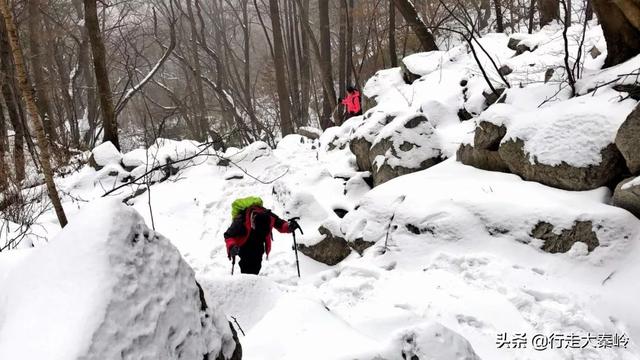 「23」林海雪原 冰雪盛宴——2020.01.12沣峪大坝沟穿越小坝沟