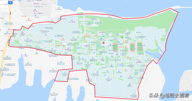 学校占地面积全国第三，武汉第一，一所来了就不想走的211高校