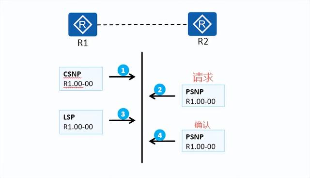 2.2.0 ISIS 4种报文类型IIH、LSP、CSNP、PSNP、邻居建立过程