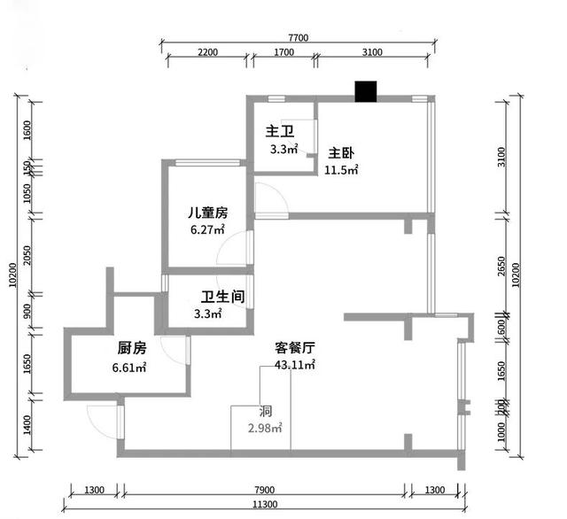 设计师案例 | 「水墨丹青」95㎡新中式