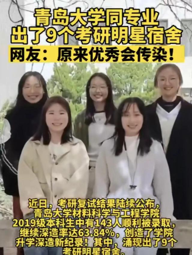 青岛大学会成为第二个曲阜师大吗？一个学院六成多学生考研上岸