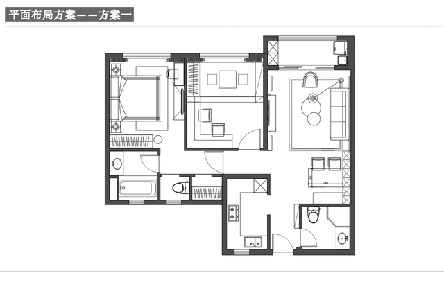 建筑是凝固的艺术｜宝华城市之星舒适两居现代简约空间