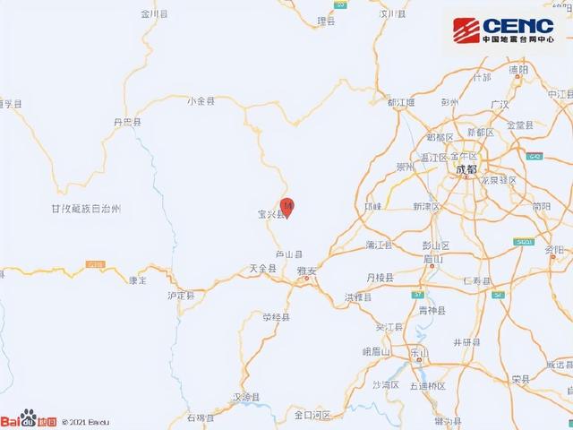 四川雅安发生地震，连续两次最大6.1级，为何它称为余震？