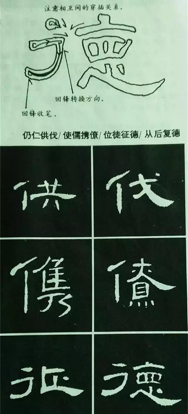 隶书《曹全碑》偏旁部首全解析（上）