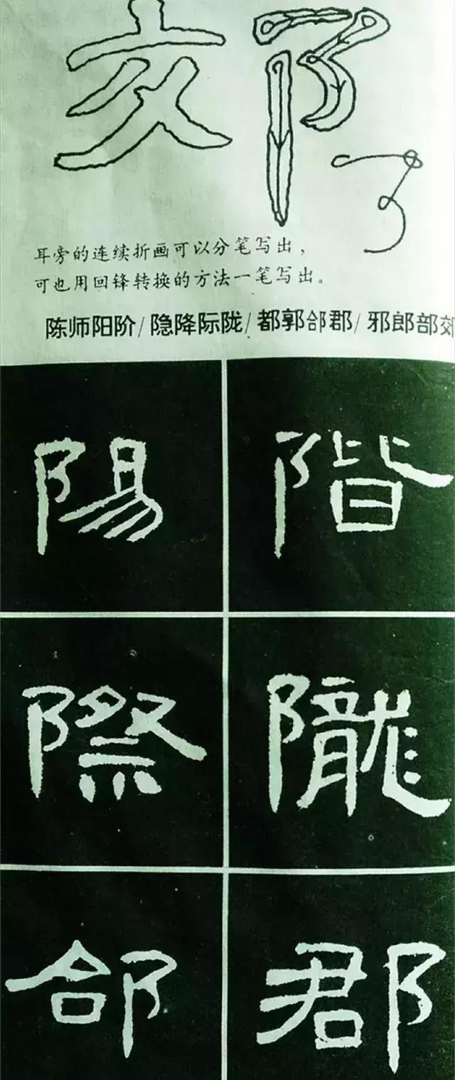 隶书《曹全碑》偏旁部首全解析（上）