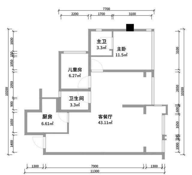 设计师案例 | 「水墨丹青」95㎡新中式