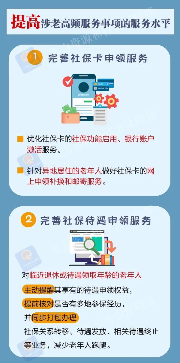 老年朋友看过来！提供优质便民服务，人社部门这样做