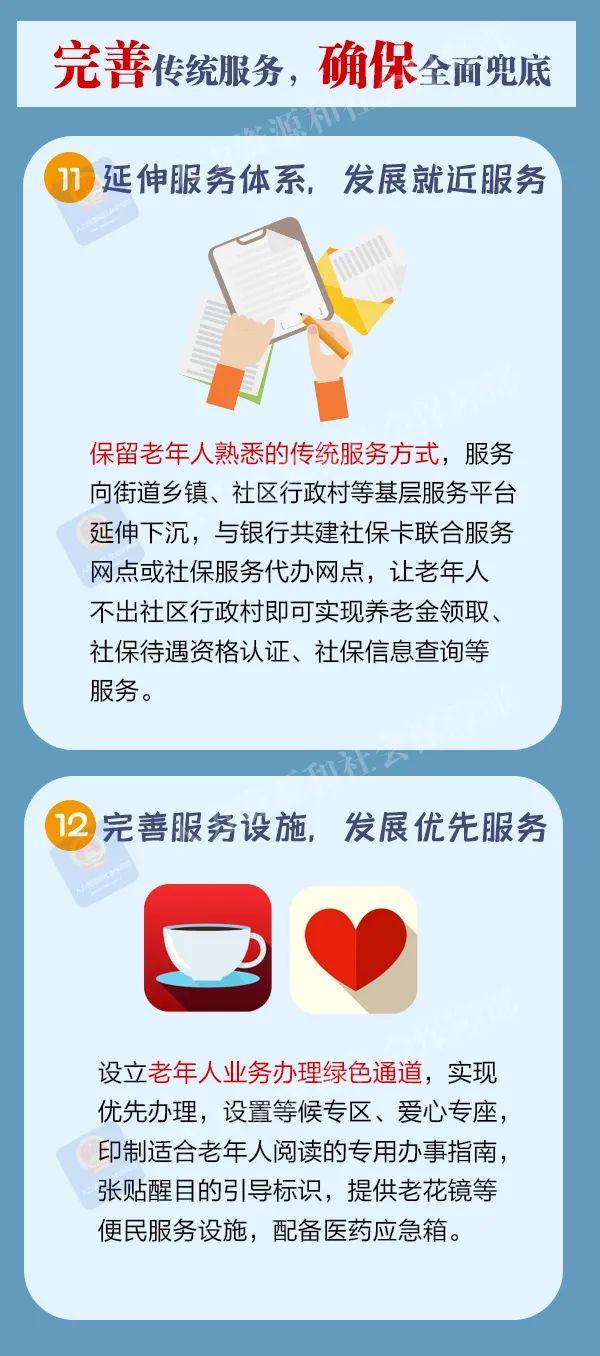 老年朋友看过来！提供优质便民服务，人社部门这样做