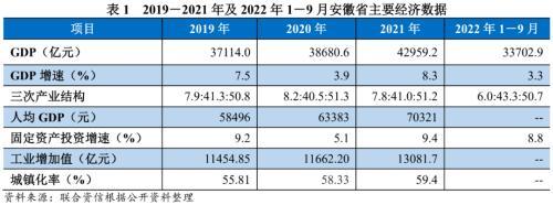 地方xx与城投企业债务风险研究报告——安徽篇