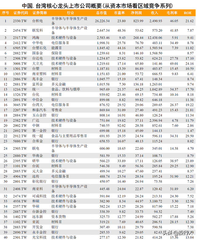 xx龙头上市公司概要（从资本市场看区域竞争系列）